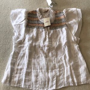 Faherty women’s linen top